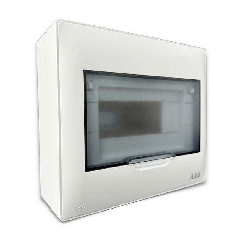 ตู้คอนซูมเมอร์ใส่เบรกเกอร์ 8 ช่อง ABB PSC108 Consumer Unit IEC IP40 Plastic Box & Cover